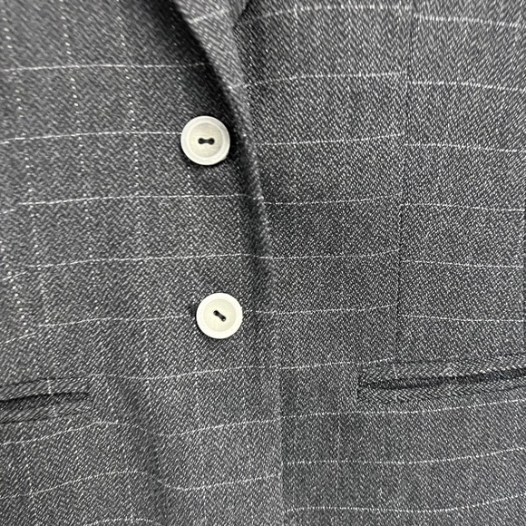 Mos Mosh gray plaid career blazer - Picture 2 of 6
